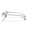 Beesfen BW7207V Formal Browline Frame Prescription Glasses Frame Men Ultra-Light Pure Titanium Frame Cinnabar Sun Glasses Wholesale