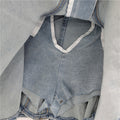 Patchwork Pleated Ruffle Skirt + Short Skirt