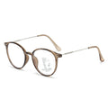 Auto Light-Feel Gray Photochromic Progressive Reading Glasses Distance-Near Dual Progress Anti-Blue Round Metal Leg Elderly Glasses