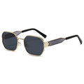 Retro Hot Girl Polygon Sunglasses Small-Frame Wide UV-Proof Women Sunglasses Influencer Personality Fashionable Glasses