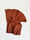 Fall French Elegant Satin High Waist Drapey Skirt