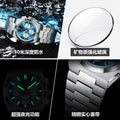 Swiss Brand New Multifunction Mens Watch Waterproof Glow Quartz Watch Live Export Bestseller Drop Ship