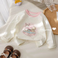 Girls' Color Block Cotton Long Sleeve T-Shirt