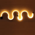 Postmodern minimalist wall lamp Nordic creative led bedroom home bedside decoration indoor wall lamp living room