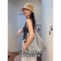 高级感轻奢小众编织水桶包包女款2026新款大容量单肩包通勤托特包