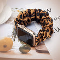 Custom Fits apple watch Band S87 Cross-Border Hit Stretch Hair Tie Printed Leopard Apple Band