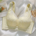 955薄款纸片杯大胸显小内衣大码调整型收副乳无钢圈蕾丝文胸