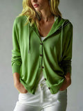 Women's Fall-Winter Fashion Long Sleeve Loose Cardigan 2026 | Layered Cardigan - White