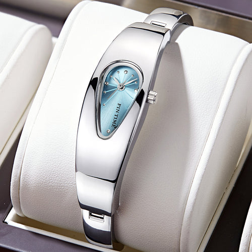Y2K Breeze Unique-Shaped y2k Teardrop Watch Retro Trendy Niche Unisex Personality Vintage Waterproof Bangle Watch