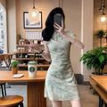 New Chinese Modified Cheongsam Dress, Petite Style 2026