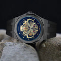 PINTIME Mechanical Watch Men Self-Winding Movement Southeast Asia Bestseller Dark Knight Men Mechanical Watch Waterproof