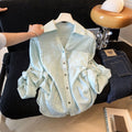 Women's Summer Luxury Relaxed Long Sleeve Loose Sun-Protection Top + Shirt + Jacket 2 - Green