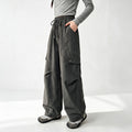 Girls' 3D Cargo Wide-Leg Pants - Curved Slender Fit