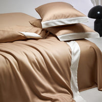 Luo Wei Champagne Gold / 1.5m Bed - 4-Piece Flat Sheet - 200x230cm