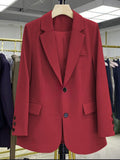 Women's Fall Casual Elegant Blazer + Top 2026 | Casual Blouse - Ginger Yellow