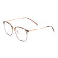 Beesfen 910TZ Ultra-Light Pure Titanium Frame Bare Face Anti-Blue-Light Myopia Glasses Women Cinnabar Sun With Glasses Wholesale