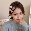 limited time discount cute cartoon puppy hair clip high-end female forehead side bangs broken hair d