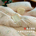 宝宝可以啃咬的面料！A类母婴级全棉双层纱柔软双人纯棉床单床品
