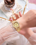 Drop Ship Item Time Ladies Watch Western Bestseller Nautilus Large Crystal Ring Rose Gold Steel Band Formal Casual Womens Watch
