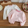 Girls' Embroidered Base Layer T-Shirt - Spring/Fall