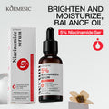 跨境外贸KORMESIC全英文烟酰胺亮白精华液Facial serum厂家批发
