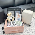 Side opening large capacity expansion men's suitcase 20-inch boarding suitcase new women's silent clamshell pc trolley case