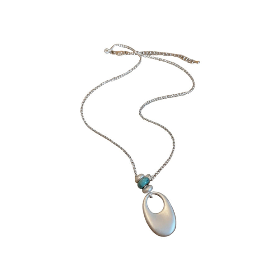 Matte Resin Star Pendant Necklace – Minimalist Style - view 5
