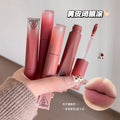kakashow nude velvet lip glaze, water-glossy plump lips, moisturizing, not easy to fade, colorful an