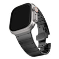 Fits Apple applewatch Slub One Bead Stainless Band iwatch Butterfly Metal Titanium Color Watch Band