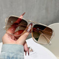 4th Pair Wear Overseas Men Sunglasses Women Universal Y2K Style Pilot Glasses Driving Trendy UV-Proof Sunglasses