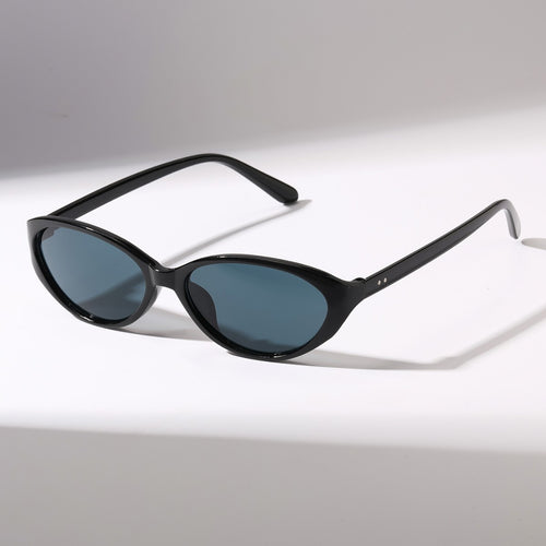 Cat-Eye Stud Women Sunglasses Korean Influencer Style Sunglasses Personality Retro Pose-Worthy Fashionable Men Sunglasses