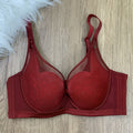 3335新款蕾丝聚拢提拉花瓣杯软钢圈显廋内衣女调整型收副乳文胸