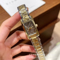 新款宝格家经典手链式女表方形小方糖奢华金色小众高颜值手表外贸