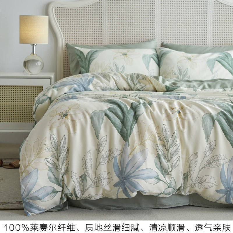 Spring Cherry Falls Cooling Tencel Lyocell 4-Piece Bedding Set - view 5