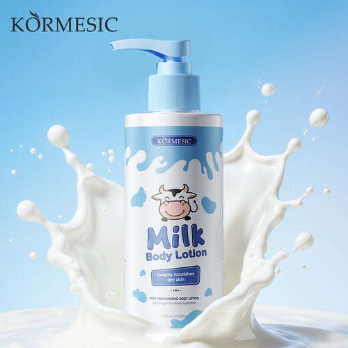 KORMESIC全英文牛奶保湿身体乳body lotion滋润呵护跨境外贸厂家
