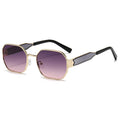 Retro Hot Girl Polygon Sunglasses Small-Frame Wide UV-Proof Women Sunglasses Influencer Personality Fashionable Glasses