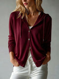 Women's Fall-Winter Fashion Long Sleeve Loose Cardigan 2026 | Layered Cardigan - White