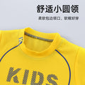 children's short-sleeved football suit, boy's sportswear, girl's quick-drying breathable shorts, med
