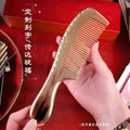 Chinese Horn Meridian Comb - Traditional Gift for Mom, Family & Friends