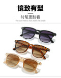 2024 Bestseller Beige Ding Full-Frame Retro Stud Versatile Sunglasses Overseas Fashionable Trendy Slender Trendy Sunglasses