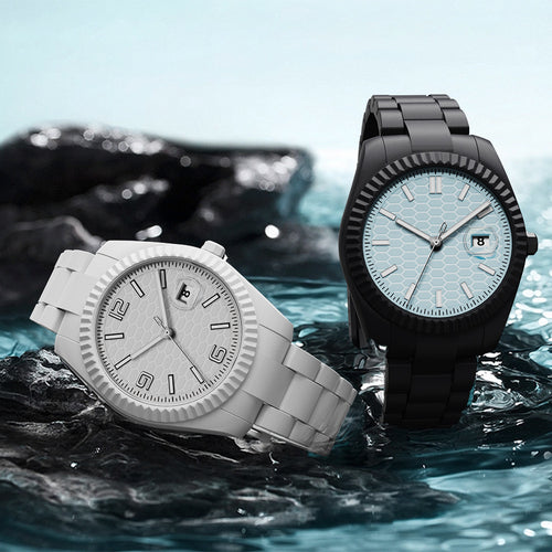 New Mens Watch Fashionable Formal Concept Large Dial Premium Waterproof Quartz Watch Export Cross-Border Hit