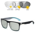 731 Sunglasses Iridescent Photochromic Night Vision Lens Sunglasses Western Outdoor Riding Elastic Paint Men Polarized Sunglasses