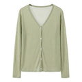 Women's Summer Casual Versatile Knit Sun-Protection Lightweight Cardigan + Jacket 202 - Black