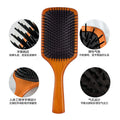 Cushion Comb Cushion Hair Brush Beech Smoothing Non-Comb Knot Square Cushion Head Part Scalp Massage Comb