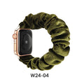 For appleiwatch Watch Band Overseas Fall/Winter Large Cord Hair Tie Velvet Apple Band Velvet Fashionable