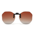 New Fashionable Can Flip-Up Driving Polarized Sunglasses Women Sunglasses Premium UV-Proof Night Vision Clip-On Glasses
