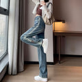 Summer Slimming Designer High Waist Patchwork Drapey Loose Pants