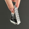 Fits Xiaomi Band 10 / 9 / 8nfc Band Summer New Ceramic Version Fine Style Full Diamond Metal Women Wrist Strap
