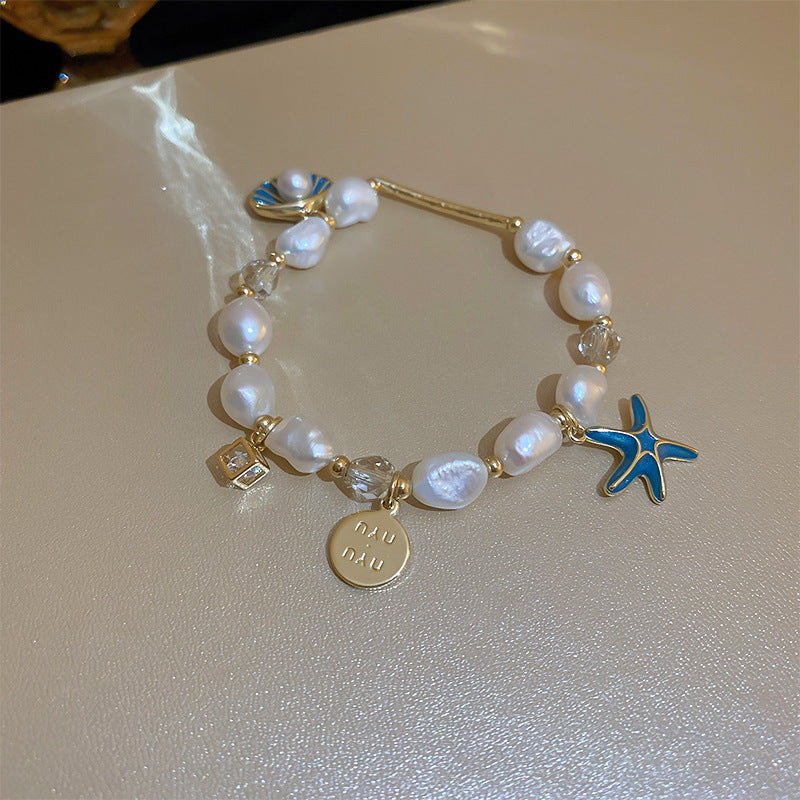 Crystal Flower Beaded Bracelet - view 7