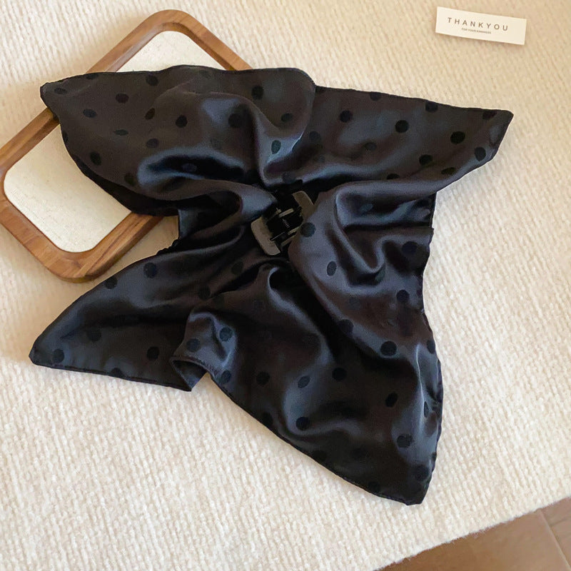 Vintage Square Polka Dot Hair Claw Clip - view 7